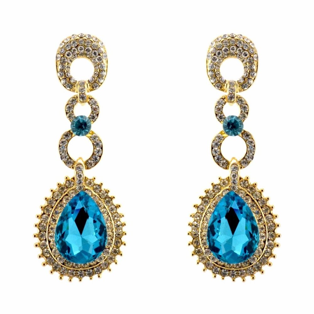 Royal Style Teardrop Earrings NX1408017